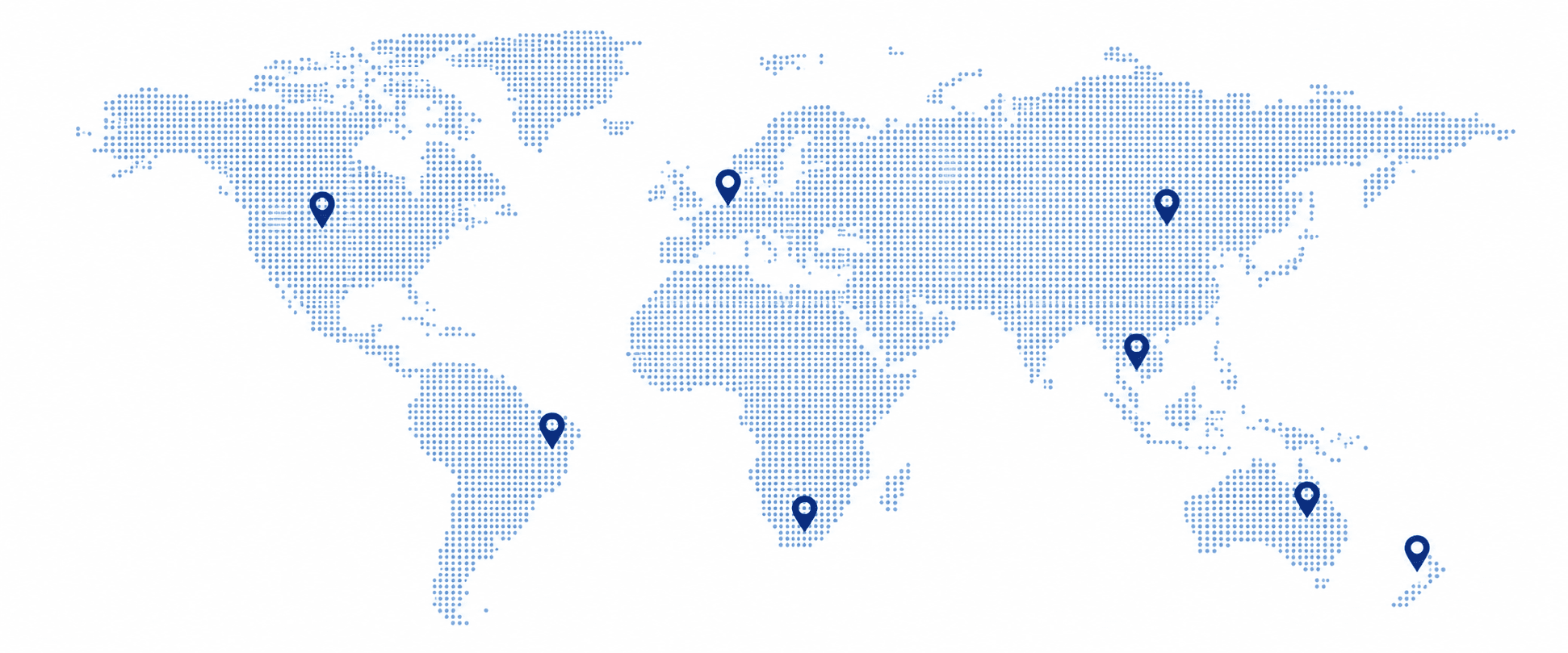 World map showing Car Hire Junction coverage
