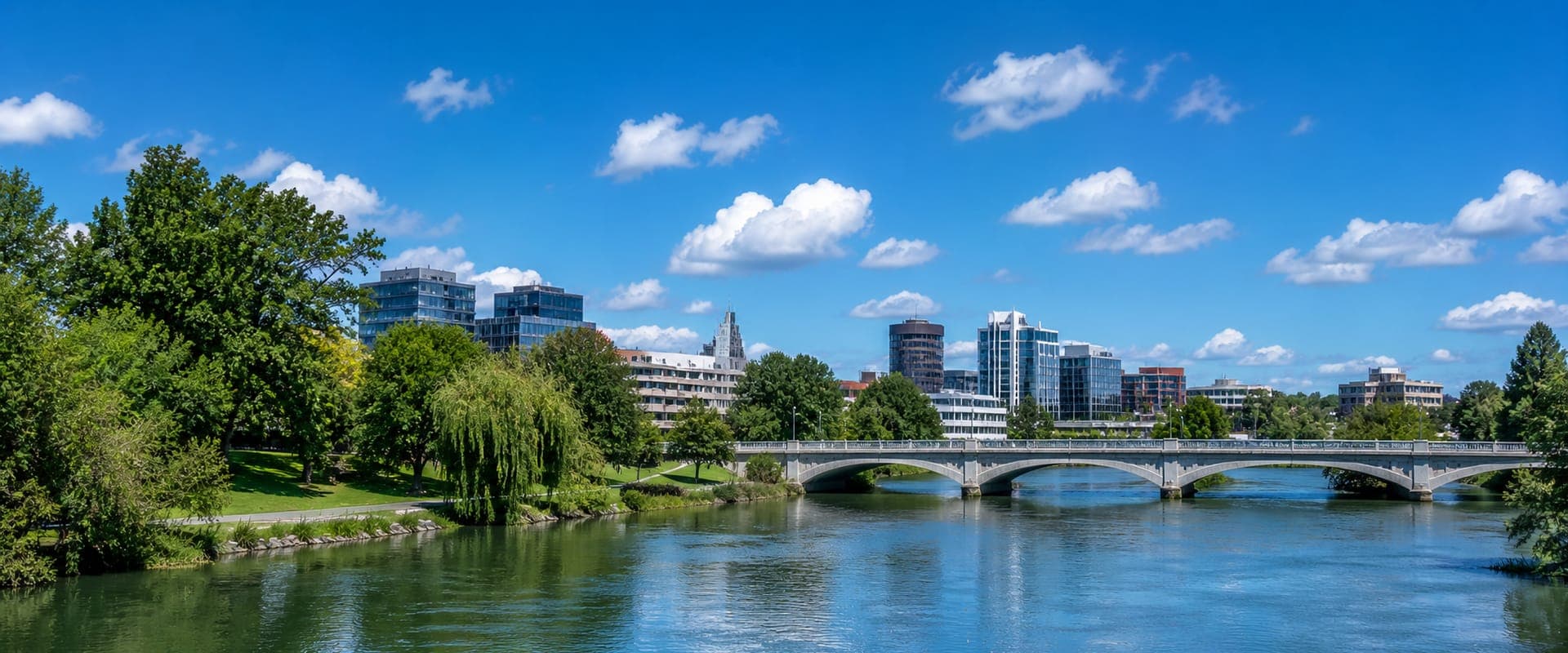 Hamilton Gardens and Waikato River