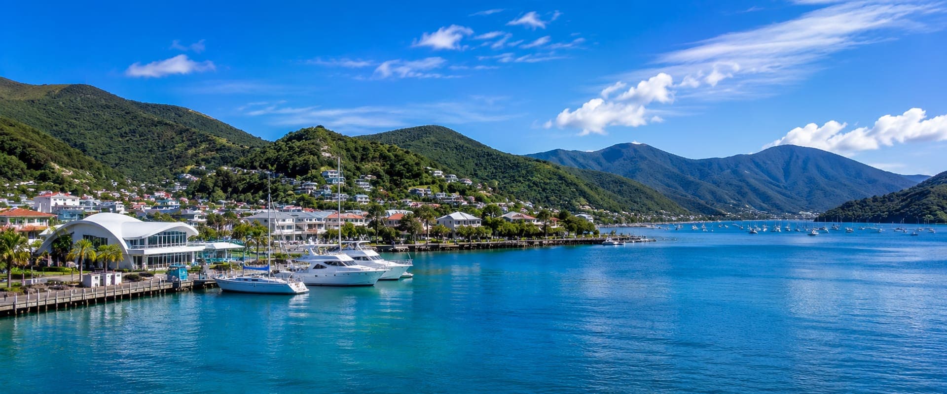 Picton harbour and Marlborough Sounds
